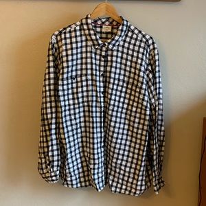 Flannel buffalo check shirt